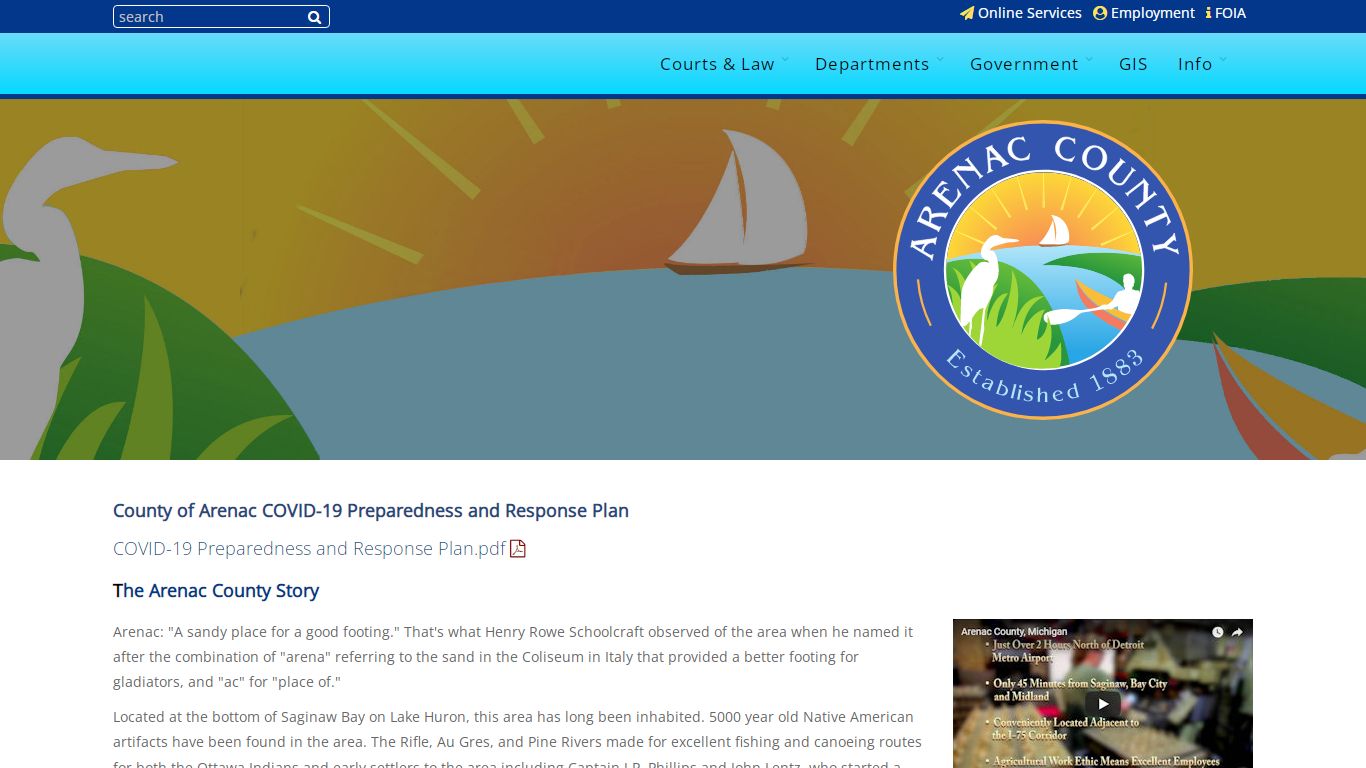 Official Government Website - Arenac County, Michigan